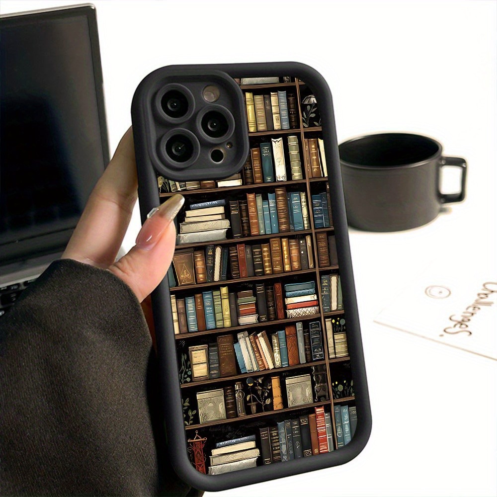 Bookshelf - Boekenplank Creatief Patroon Telefoonhoesje Voor iPhone