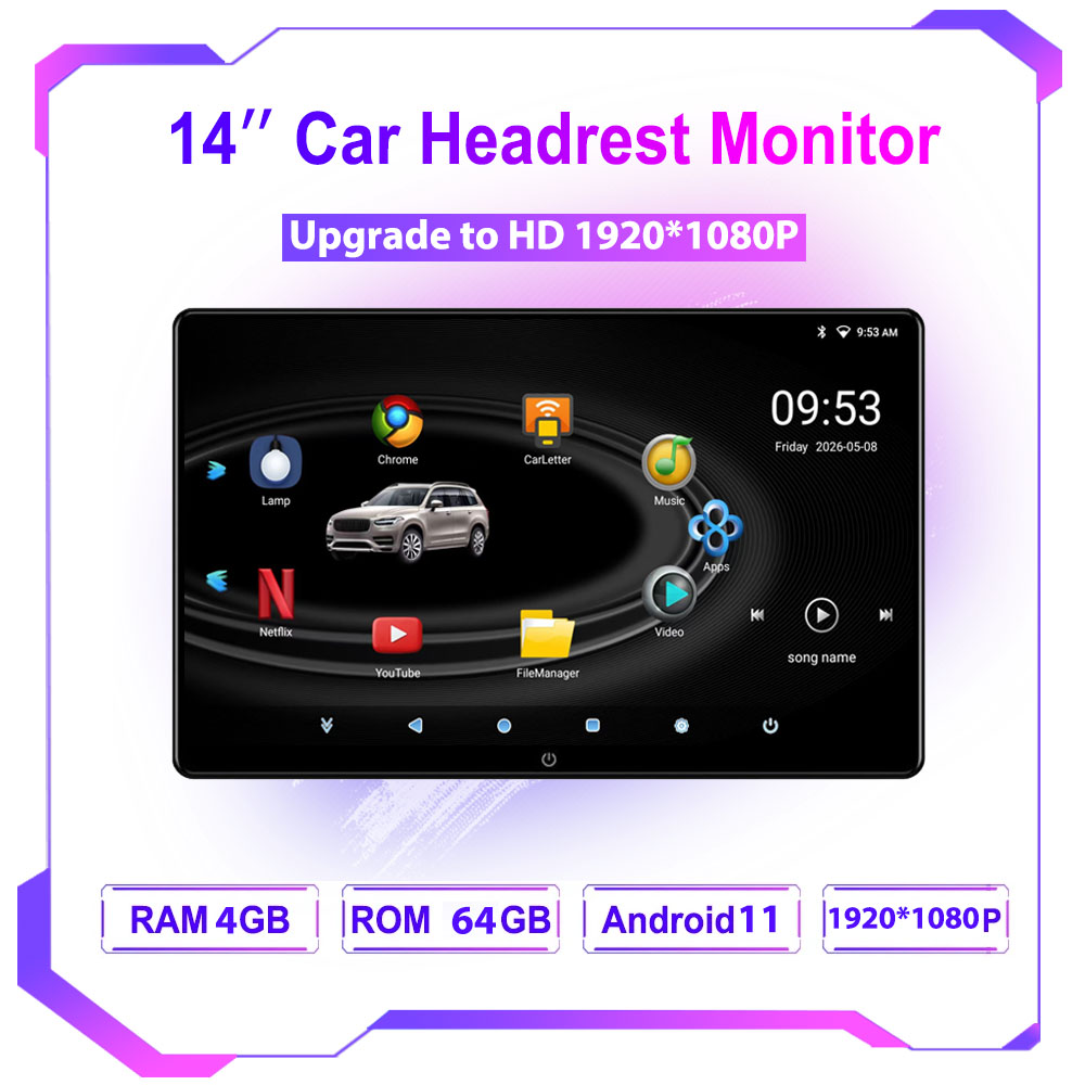 Monitor Stand - Incell 14 inch Android hoofdsteunmonitor tabletscherm