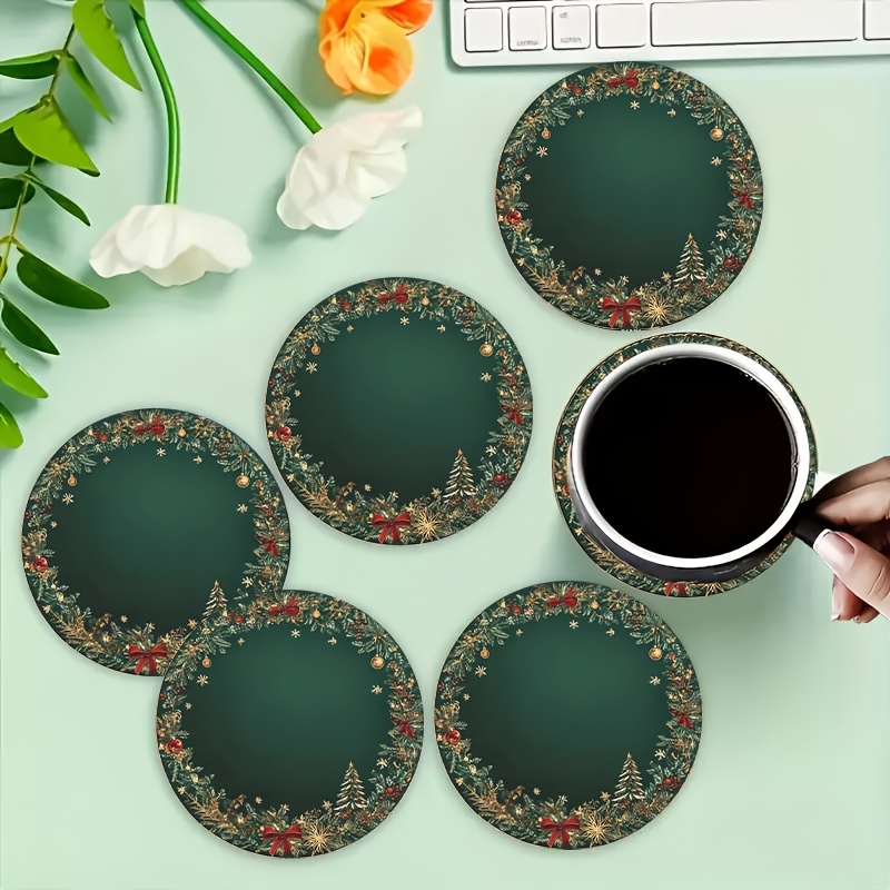 Office Furniture Brands - 2D Retro Groene Kerst Sneeuwbal Pijnboom