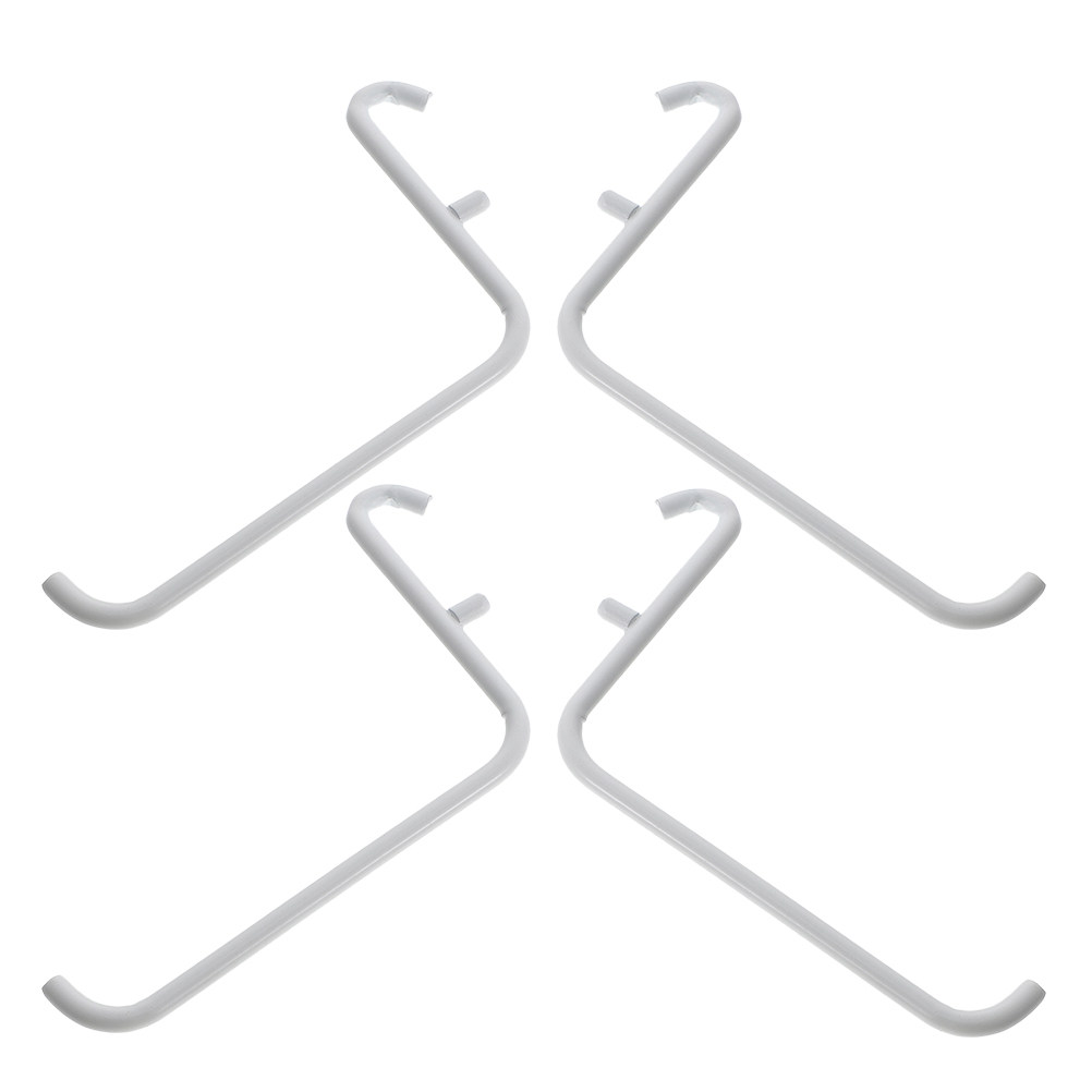 Desk Organizer - 4 stuks metalen, geverfde haken voor