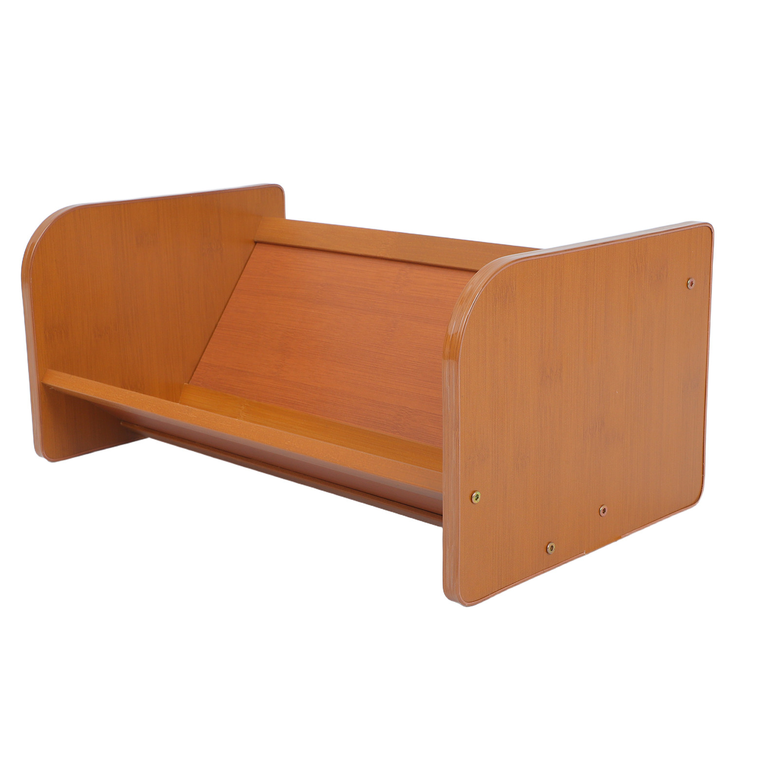 Desk Organizer - Bamboe Vinylplatenhouder Organizer voor archiefopslag, voor