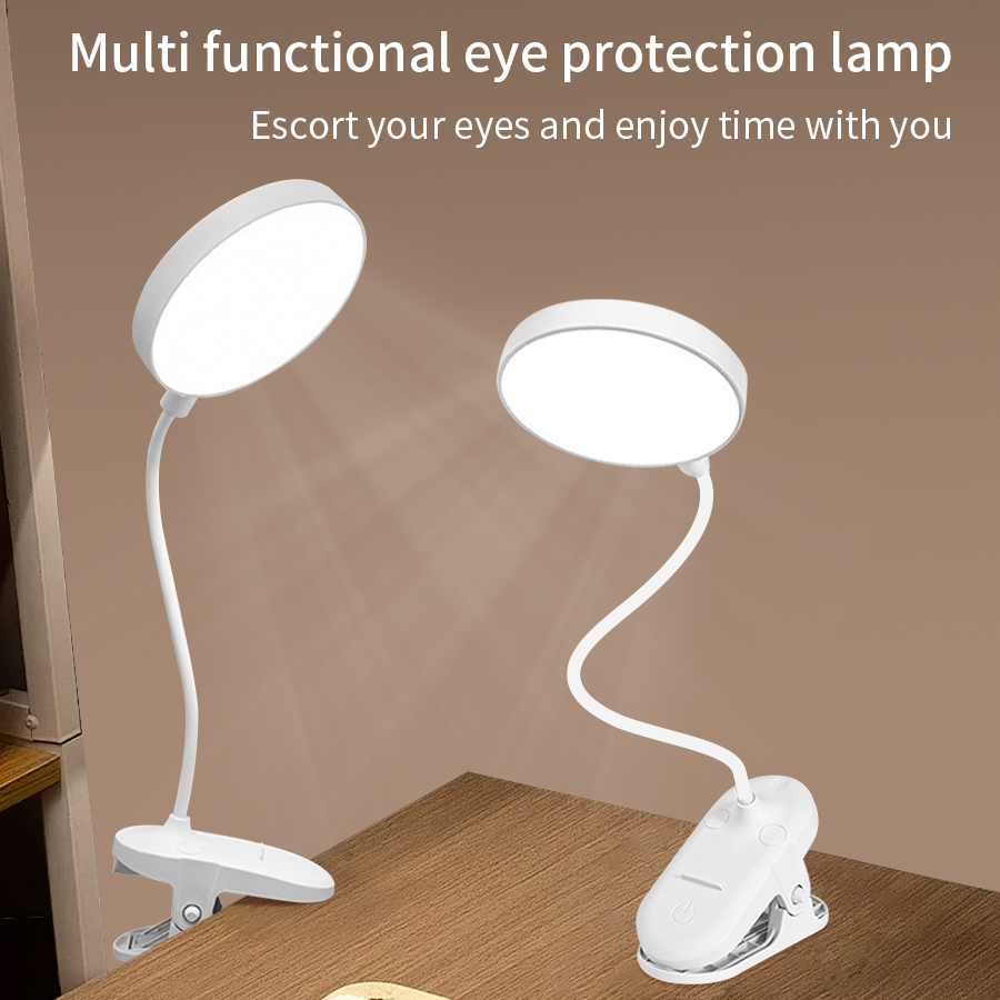Desk Lamp - LED Clip Bureaulamp 360 ° Flexibele,