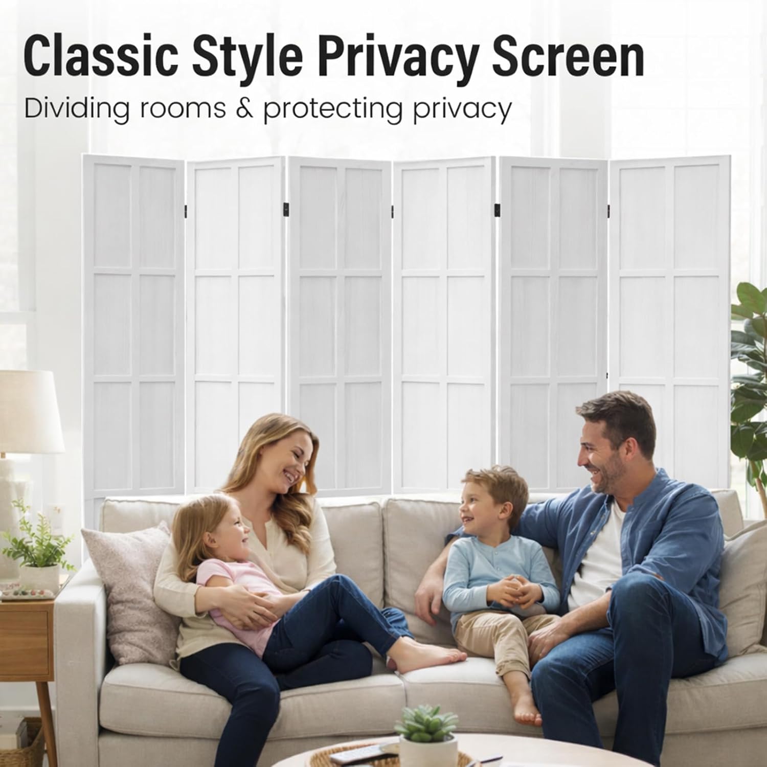 6-delige houten kamerverdeler  - Partition Screen Divider recensie en prijs