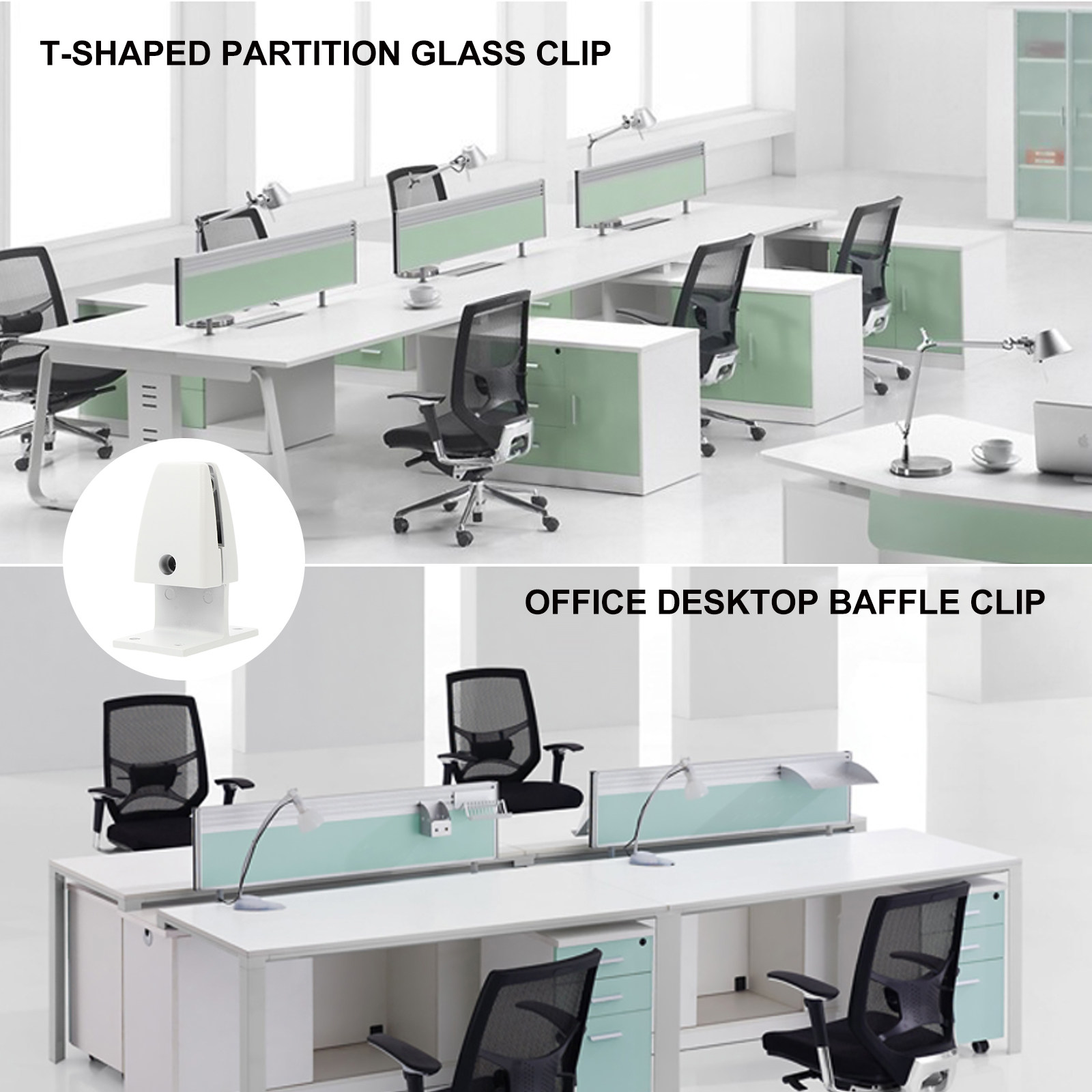 2 stuks bureaubladverdelers, k - Partition Screen Divider recensie en prijs