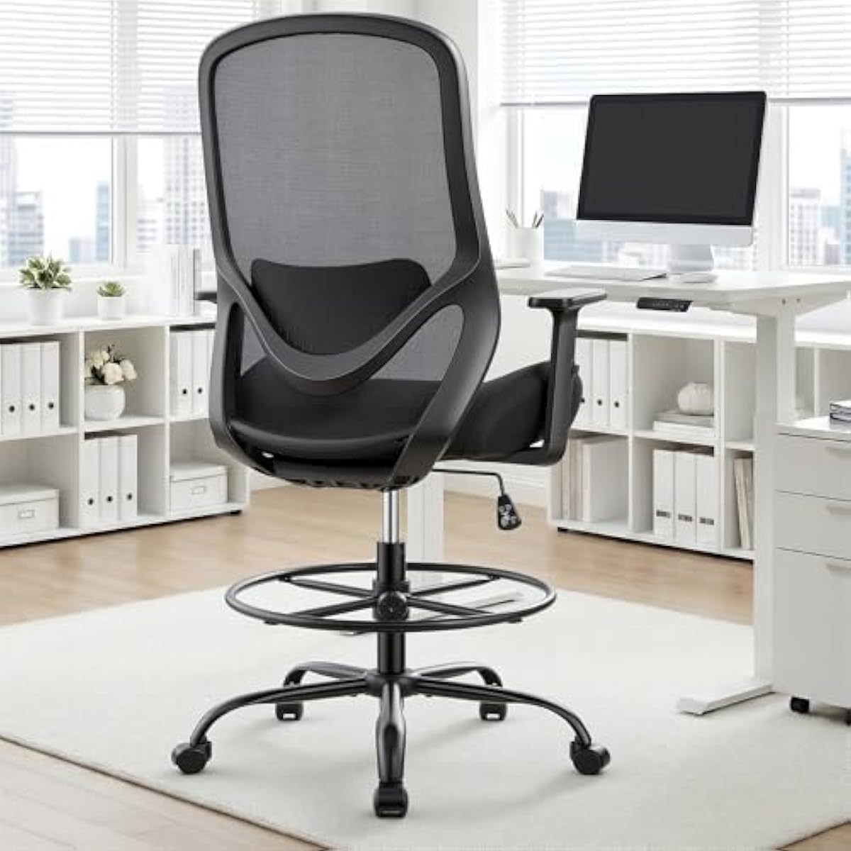 Ergonomische hoge tekenstoel m - Standing Desk recensie en prijs