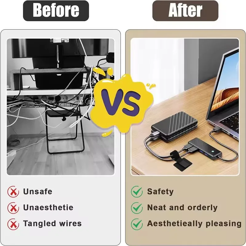 4-40 Sets Kabelmanagement Onde - Desk Organizer recensie en prijs