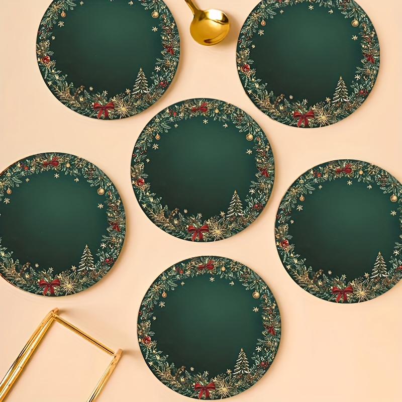 2D Retro Groene Kerst Sneeuwba - Office Furniture Brands recensie en prijs