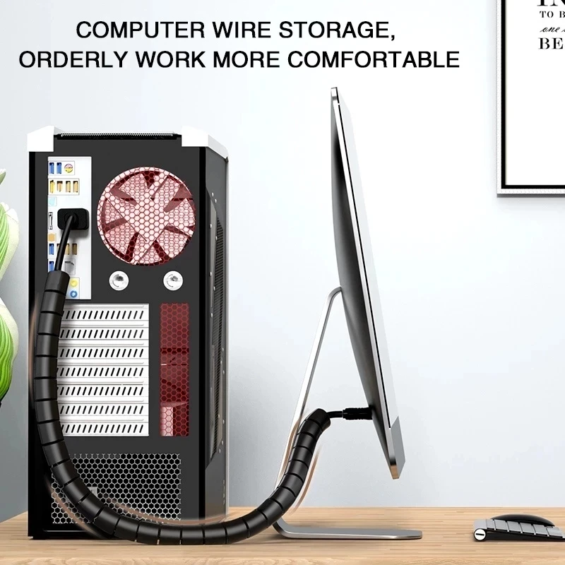 2M lange kabelbeheer computerk - Desk Organizer recensie en prijs