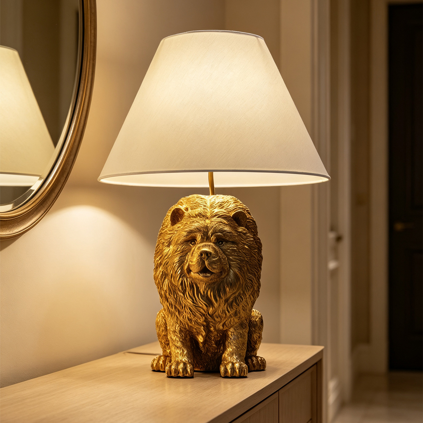 Creatieve Chow Chow dierenhars - Desk Lamp recensie en prijs