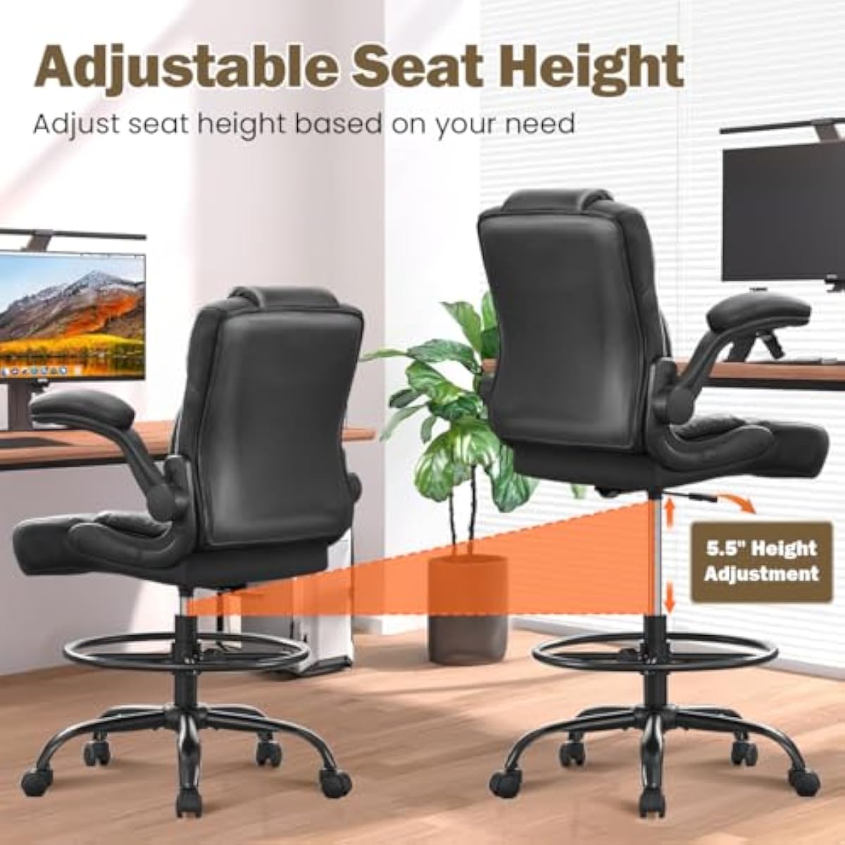Ergonomische, hoge kruk voor g - Standing Desk recensie en prijs