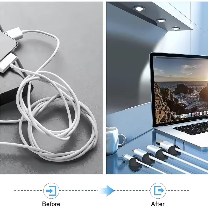 5/50 Stuks Desktop Muur Kabel  - Desk Organizer recensie en prijs