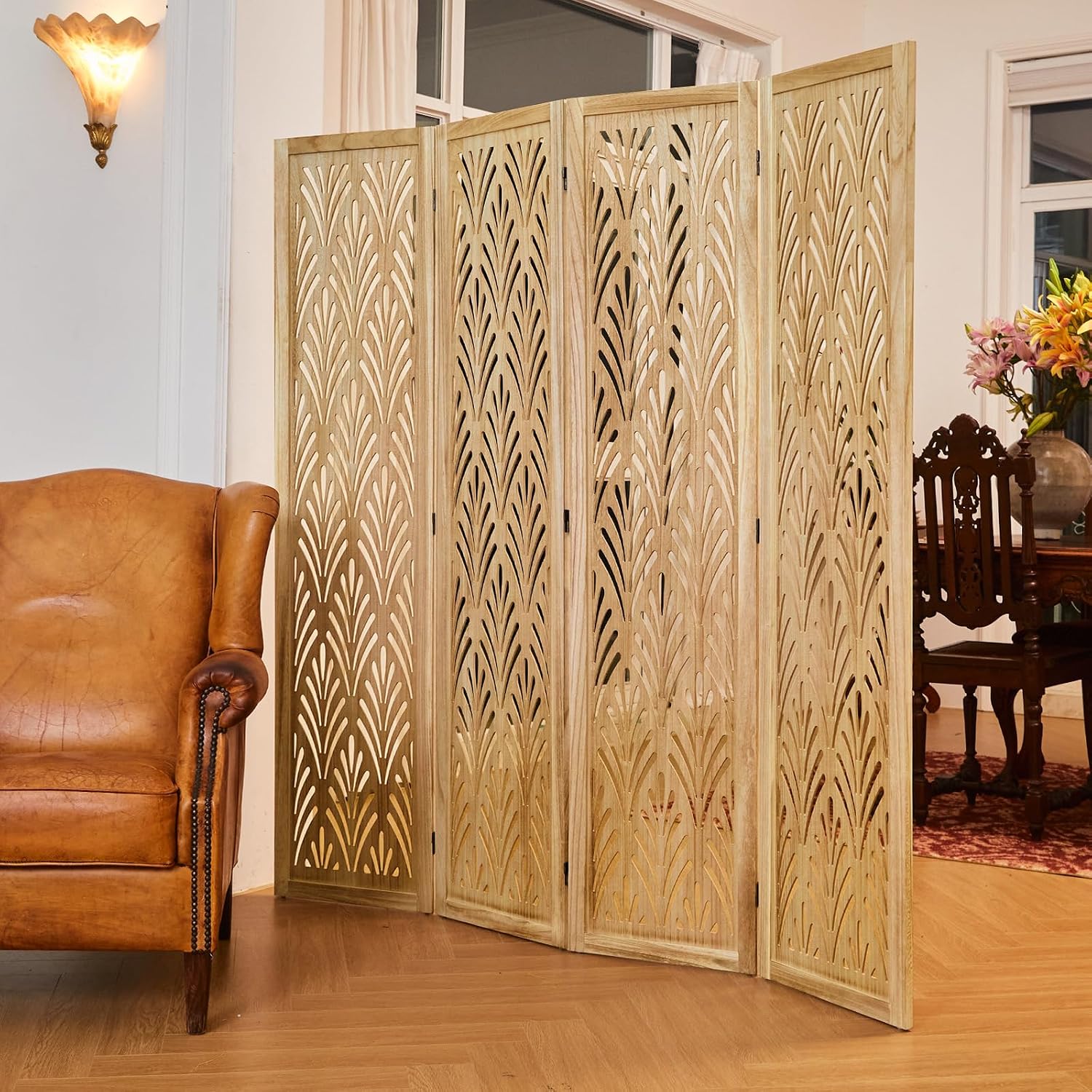 1,70m Vouwbare Houten Scheidin - Partition Screen Divider recensie en prijs
