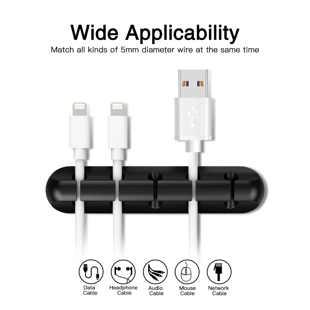 Siliconen USB-kabelorganizer,  - Desk Organizer recensie en prijs